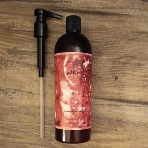 New&Sealed WEN by Chaz Dean Pomegranate cleansing conditioner+pump. 32 Fl Oz.